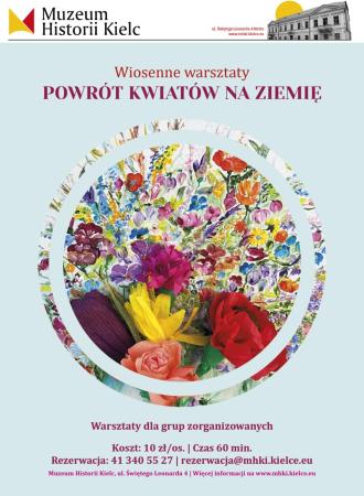 plakat powrot kwiatow na ziemie