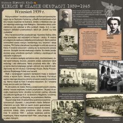Kielce w czasie okupacji 1939 - 1945 plansza 2