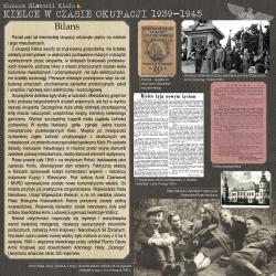 Kielce w czasie okupacji 1939 - 1945 plansza 18