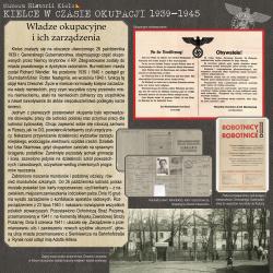 Kielce w czasie okupacji 1939 - 1945 plansza 3