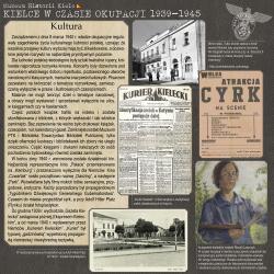 Kielce w czasie okupacji 1939 - 1945 plansza 8