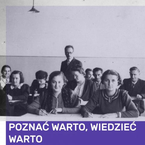 grafika do cyklu poznać warto wiedzieć warto