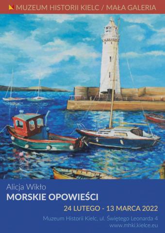 Morskie opowieści - plakat wystawy