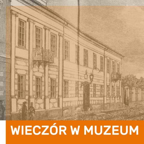 grafika wieczór w muzeum