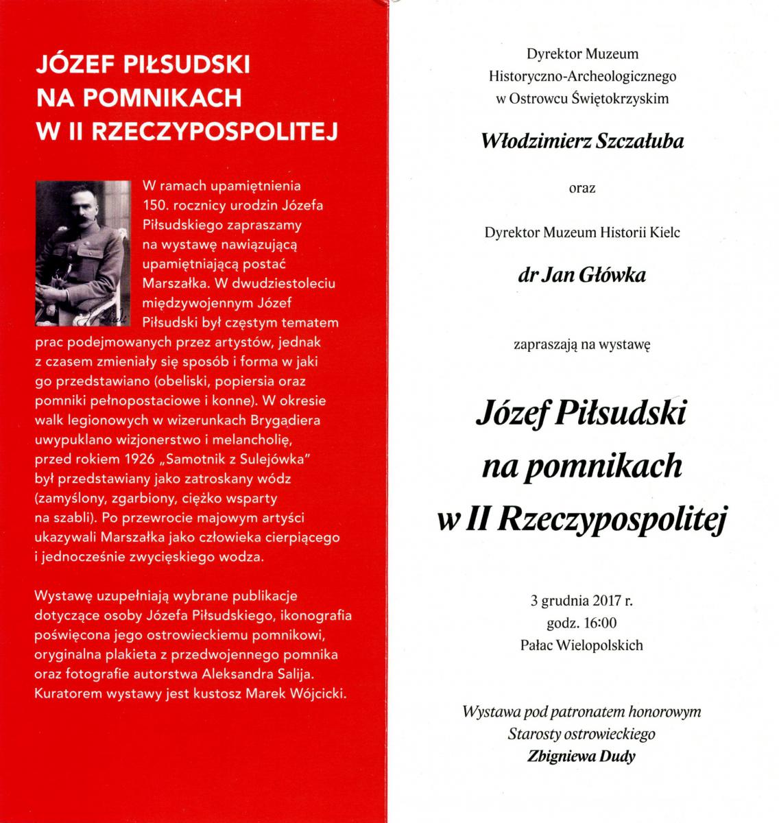 Jozef_Pilsudski_pominiki_IIRP_zaproszenie