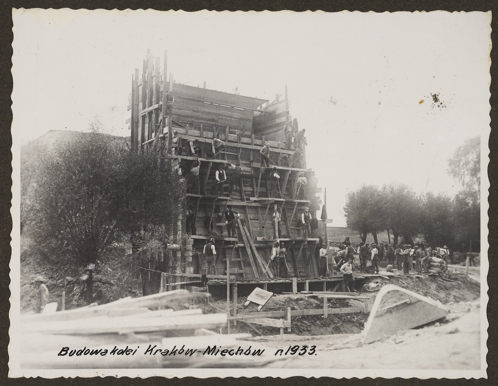 Budowa kolei Kraków - Miechów