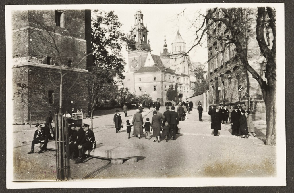 Kraków, widok na katedrę na Wawelu